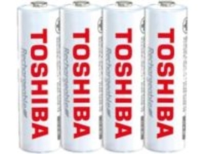 東芝の充電池やアルカリ乾電池がAmazonで安い！　1000回の繰り返し充電に対応する単3×4本入り充電池が1264円、20本入りが5661円。