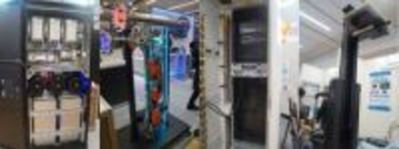 水冷（液冷）設備が目白押し。重いAIサーバーを高く持ち上げるための電動リフト実機デモも【Data Center Japan 2026】