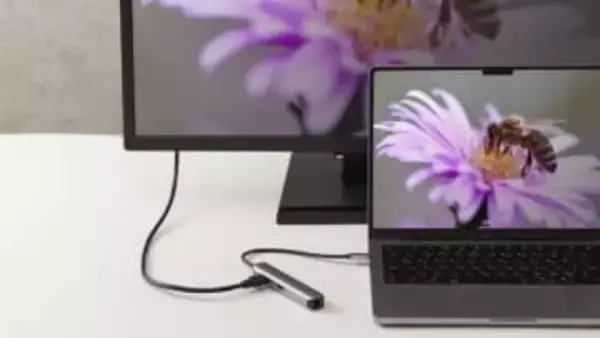 エレコム、持ち運びやすいスリム形状でUSB 5Gbps対応のドッキングステーション「DST-M060BPSV」発売