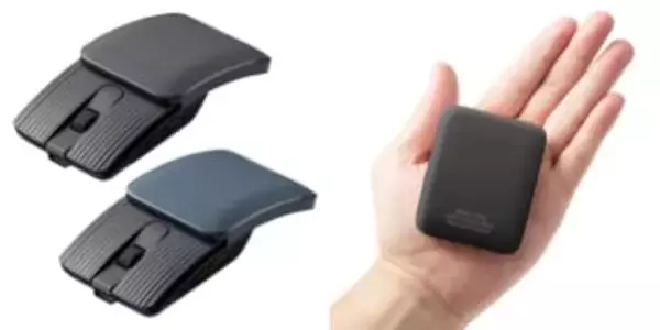 スライドカバー開閉式で小さくなるマウス、サンワサプライが「400-MABS233」発売　持ち運びに便利、高速スクロールにも対応