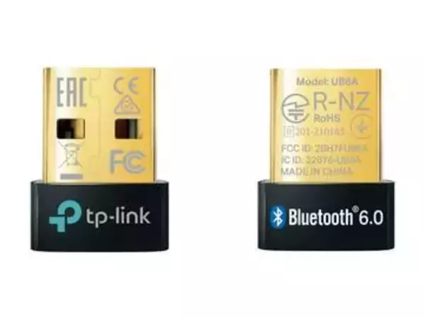 TP-Link、Bluetooth 6.0対応の小型USBアダプター「UB6A」発売