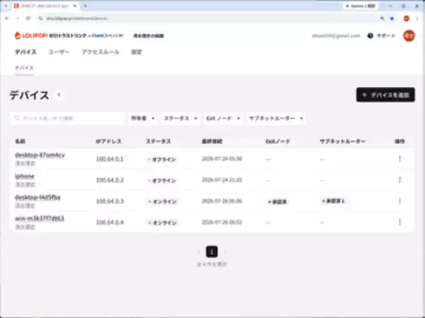 これはTailscaleか？　国産WireGuardメッシュ「ロリポップ！ゼロトラストリンク byGMOペパボ」を実測で確かめた【イニシャルB】