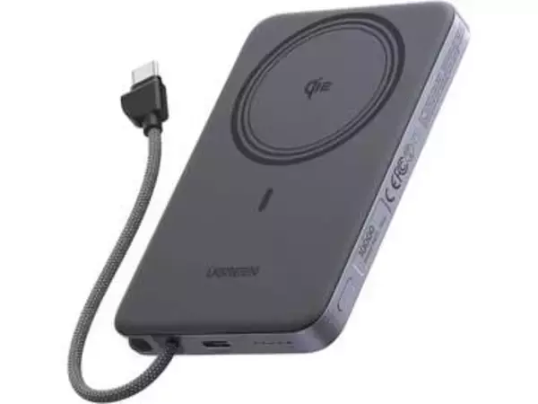 UGREENの「Airモバイルバッテリー」がAmazonでタイムセール中！　MagSafe対応で15Wの急速ワイヤレス充電が可能。「PB570」は4485円から