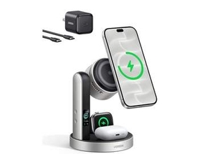 冷却しながら充電できる!!　UGREENの最大25W対応ワイヤレス充電器がAmazonセール中！　冷却機能を備えた3-in-1タイプの「W777」は1万3993円に