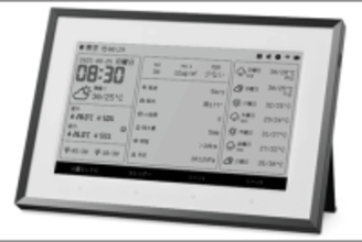 SwitchBot、電子ペーパーを採用した情報ダッシュボード「スマートデイリーステーション」発売　時刻・気温や予定を常時表示、家電の操作も可能