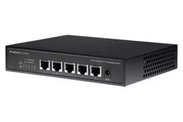 プラネックス、10GbE×5ポートでファンレスのアンマネージドスイッチ「FXXG-0005EM」発売