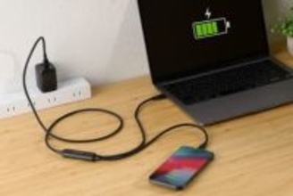 2台同時に充電できる合計最大140W対応の二股USB Type-Cケーブル、エレコムが発売