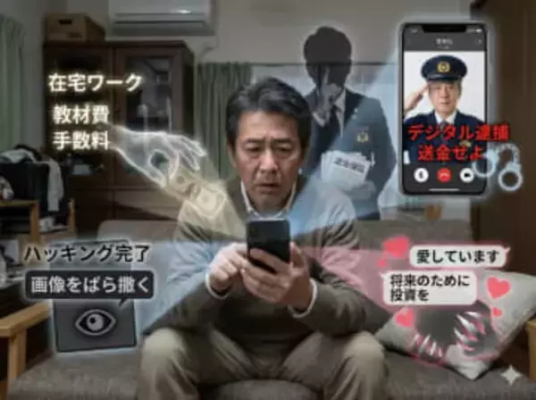 明日、あなたのスマホに届くかも！ 2026年に警戒すべき「5つのネット詐欺」、米国発の最新手口
