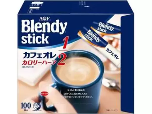 AGF「Blendy」「ちょっと贅沢な珈琲店」などのインスタントコーヒーがAmazon新生活セールFinalでお買い得！　人気の「カフェオレ カロリーハーフ」100本は1850円から