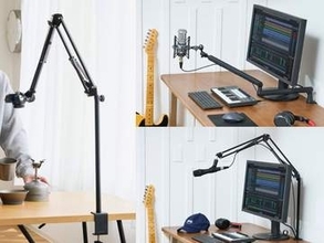 撮影環境を快適に！ カメラ・スマホ用とマイク用スタンドをエレコムが発売