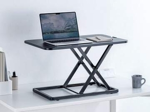 机に後付けして昇降デスクにできるリフトアップデスク、サンワサプライが発売