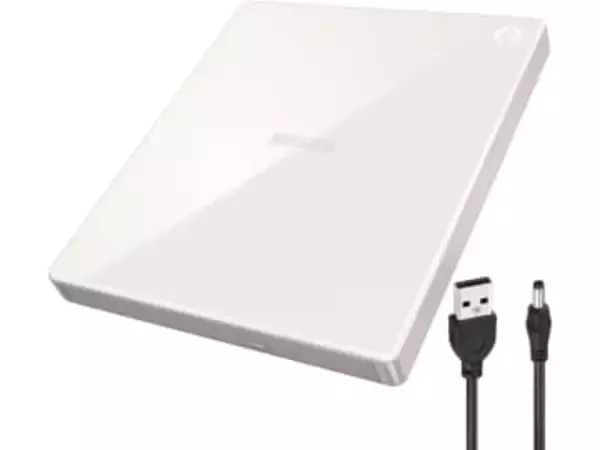 スマホにCDを取り込めるバッファロー「ラクレコ＋」がセール！　2026 Amazon スマイルSALE 初売り　スマホでDVD-Videoの再生ができる「RR-W1-WH/N」は1万3480円