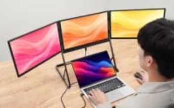 USB Type-Cケーブル1本で最大4画面出力できる拡張モニター、サンコーが発売