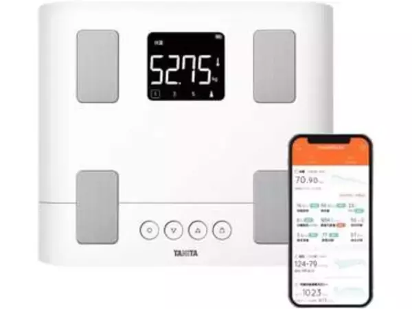タニタの体重・体組成計や非接触式体温計がAmazonで安い！　50g単位測定とスマートフォン連携対応の体重・体組成計「BC-332L」が8970円に