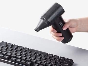 最大45m/s、風量を無段階調整できるコードレス電動エアダスター、サンワサプライが発売