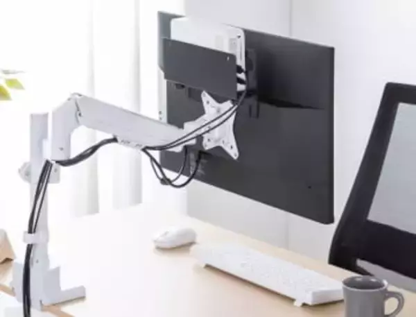 モニター裏を活用できるVESAマウント用収納ホルダー「MR-VESA16」、サンワサプライが発売