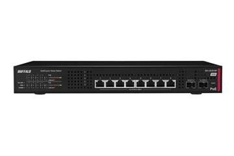 バッファロー、8ポート全てが10GbE対応の法人向けL2スマートスイッチ2機種を発売　セキュリティ評価制度「JC-STAR」★1に適合
