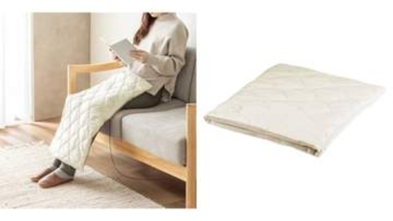 ヒーター内蔵、ブランケットにもなる2WAYフットウォーマー、サンワサプライが発売