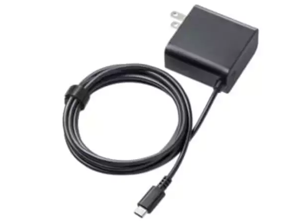 サンワサプライ、最大65W出力で1.8mと長いケーブルが一体になったUSB PD対応充電器発売