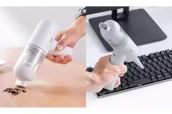 「吸う」「吹く」が1台でできるコードレスハンディクリーナー＆エアダスター、サンワサプライが発売
