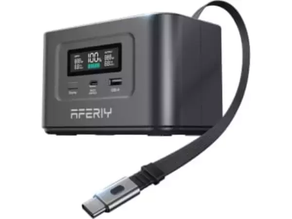 AFERIYの、手のひらに乗る小型ポータブル電源がAmazonで6822円！　定格2800W、瞬間最大3600Wの「AFERIY P280」も9万6000円に