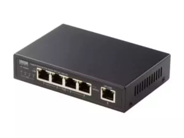 5/8ポート全てがPoE+対応のスイッチングハブ「LAN-GIGAPOE」シリーズ、サンワサプライが発売