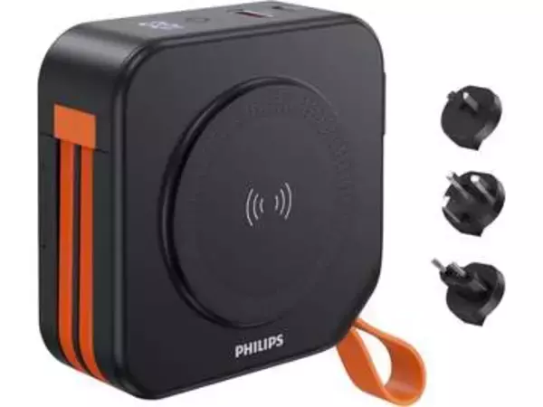 フィリップス製の10000mAhモバイルバッテリーが安い！　Amazon GWスマイルSale　MagSafe互換のワイヤレス充電に対応した「DLP4347CB」が6319円