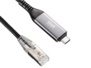 USB Type-C→ギガビット有線LANの変換できるケーブル、サンワサプライが発売