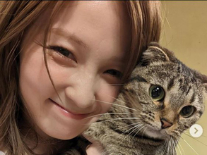Dream Ami、出産で「家族3人猫1匹の生活」がスタート　愛猫は保護猫