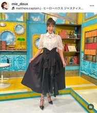 元ピンク・レディー未唯mie、ミニ丈ボトム＆ニーハイブーツでリハーサル中　かっこよすぎ！神スタイルに衝撃