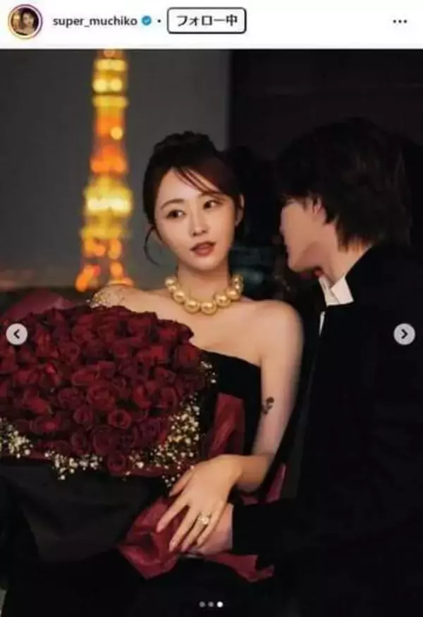 元シンママてんちむ、電撃婚・三崎優太＆息子の2ショ公開　「旦那ぱぱと」ベビーカーで家族お出かけ