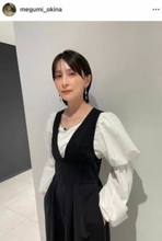 奥菜恵、色気ダダ漏れシアーなドレスで...華やかオーラただよう美貌　「お姫様みたい」「相変わらずお綺麗」