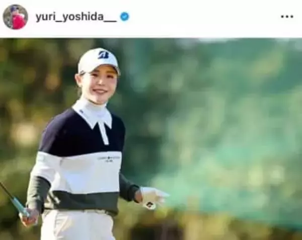 女子ゴルフの吉田優利、初の猫カフェへ　おやつをあげて満喫中...笑顔ダダ漏れショット