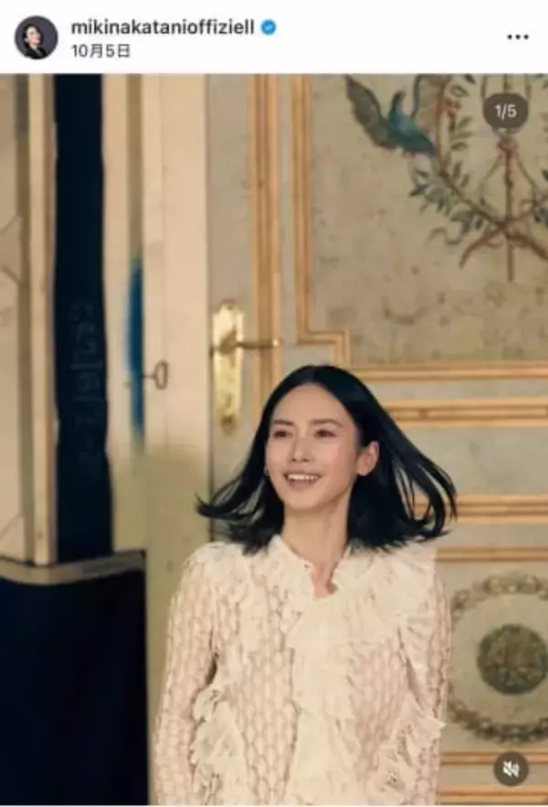 中谷美紀、ウィーンで艶やか着物姿...国宝級の美貌ダダ漏れ　「美しくて神々しい」「本当にお綺麗です」