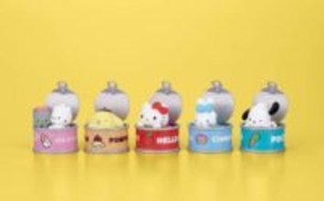 サンリオキャラクターたちが缶から顔を　カプセルトイ「カンキャラ！」第1弾