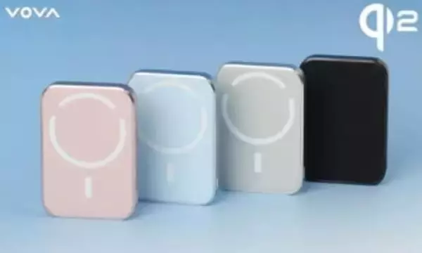 準個体バッテリー内蔵、安全性を追求　「Qi2」準拠のモバイルバッテリー