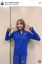 「豹柄も世界レベル」陸上・中島ひとみ　ピースサインがかわいすぎる