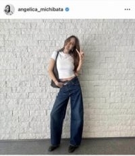 道端アンジェリカ、タイトな黒ドレスで色気ダダ漏れショット　「スタイル良すぎる」「神秘的～美女」