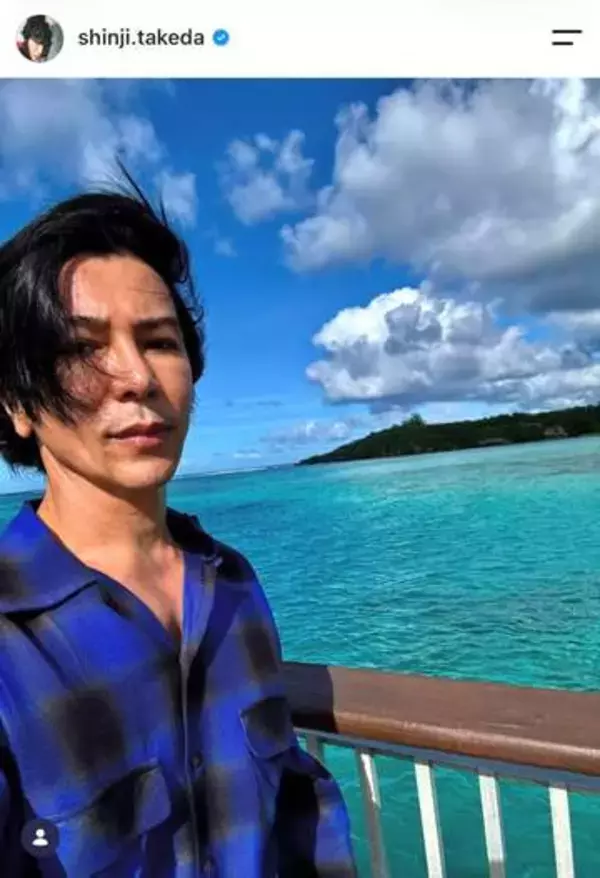 武田真治、22歳年下美人モデル妻と夫婦2ショットに反響　「いつまでも若々しくて変わらない」「奥さま可愛い」