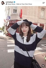 サッカー日本代表・上田綺世の妻、メガネ姿で愛娘と2ショット　「可愛すぎてもう」