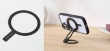 MagSafe非対応スマホケースに貼るだけ　MagSafeアクセサリーが使える
