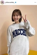 バドミントン志田千陽、笑顔＆ピースのショットで「激カワ」ドキっ　癒しの笑顔に反響...「可愛いです」