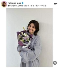 宇賀なつみアナ、背中ざっくり黒ロングドレス姿で色気ダダ漏れ　「美しすぎ」「色っぽい」「ますます綺麗に」