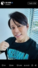 西川貴教、夏の名曲衣装が筋肉でパツパツ　「ムキムキボディでびっくり」「ガタイ違いすぎ」ネット爆笑