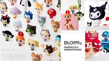 新感覚トイ「BLOFFFu」　ふわふわのぬいぐるみとカチカチの成型ボディ組み合わせ