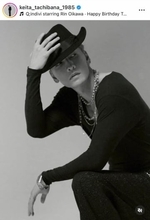 「w-inds.」橘慶太、40歳の誕生日　ハットに手を添え、バキバキ腹筋ショットを...「かっこいいです」