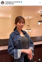 元NHK中川安奈アナ、膝上ミニスカゴルフウェアで神スタイル炸裂　「人生初のゴルフコンペデビューしました」