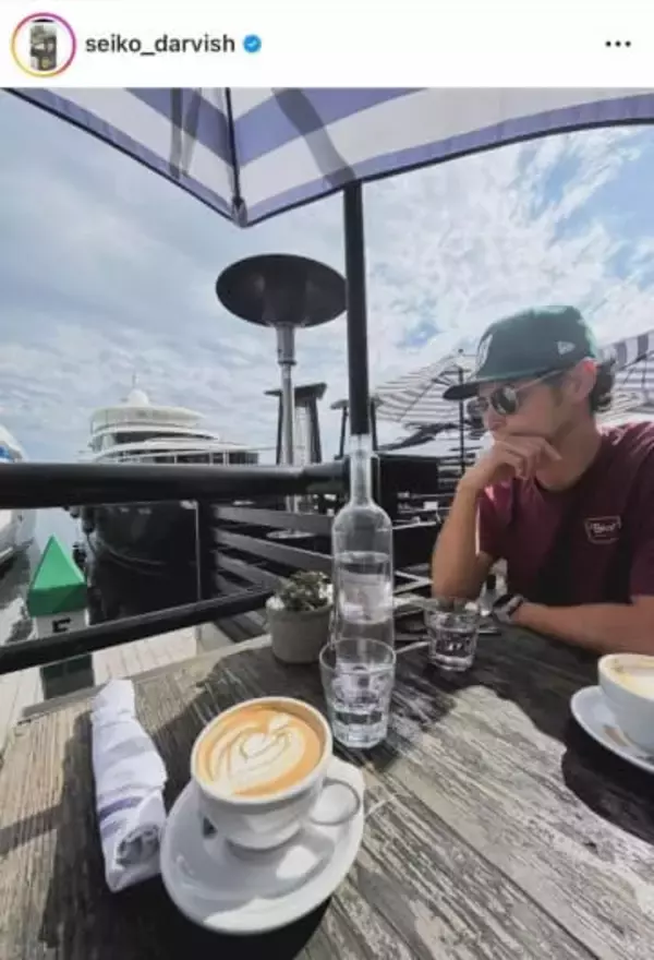 ダルビッシュ有＆山本聖子、顔寄せ合って...ラブラブムード全開な夫婦2ショット　バレンタインデーに