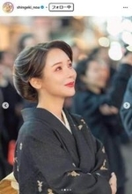 離婚3か月...進撃のノアに衝撃「石原さとみちゃんに似てる」「強烈可愛い」　ゴージャス着物姿で絶賛相次ぐ