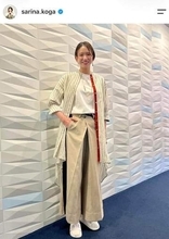 元女子バレー古賀紗理那、日本代表の後輩たちとプラベショット...愛犬も一緒に　「とってもかわいい」「笑顔が素敵」